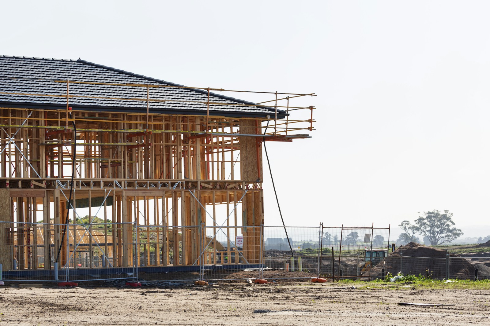 A residential construction project
