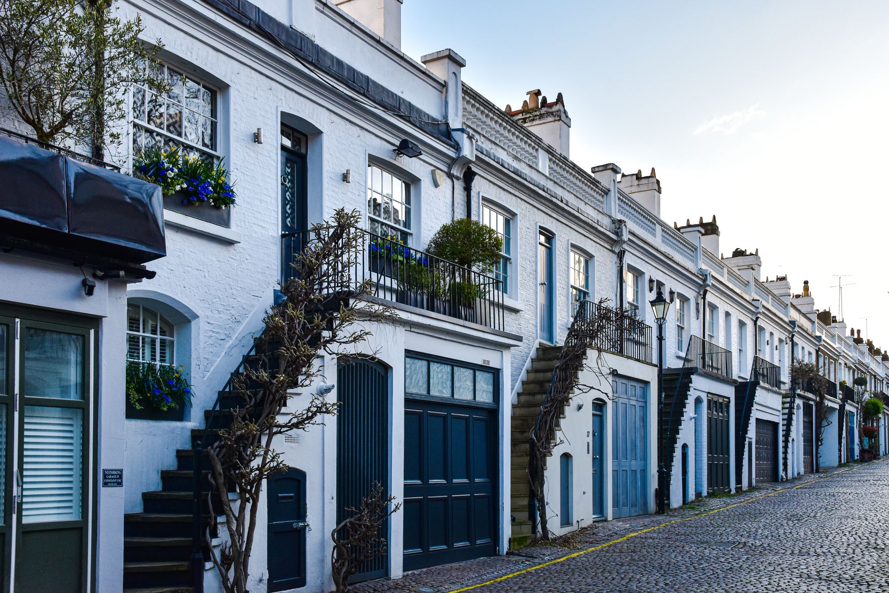 Residential mews houses in London